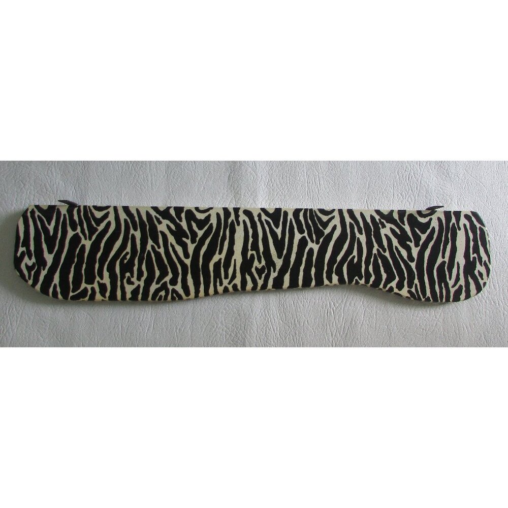 Zebra Print Custom Painted Small Shelf